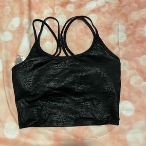 Calvin Klein performance crop top built in bra